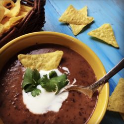 krem z czerwonej fasoli